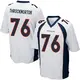 Game White Men's Calvin Throckmorton Denver Broncos Jersey