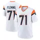 Game White Men's Cam Fleming Denver Broncos 2nd Jersey