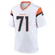 Game White Men's Cam Fleming Denver Broncos 2nd Jersey