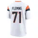 Game White Men's Cam Fleming Denver Broncos 2nd Jersey