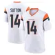 Game White Men's Courtland Sutton Denver Broncos 2nd Jersey