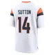 Game White Men's Courtland Sutton Denver Broncos 2nd Jersey