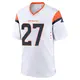 Game White Men's Damarri Mathis Denver Broncos 2nd Jersey