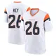 Game White Men's Devon Key Denver Broncos 2nd Jersey