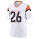 Game White Men's Devon Key Denver Broncos 2nd Jersey