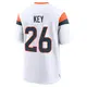 Game White Men's Devon Key Denver Broncos 2nd Jersey