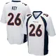 Game White Men's Devon Key Denver Broncos Jersey