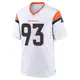 Game White Men's D.J. Jones Denver Broncos 2nd Jersey