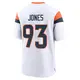 Game White Men's D.J. Jones Denver Broncos 2nd Jersey