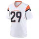 Game White Men's Ja'Quan McMillian Denver Broncos 2nd Jersey