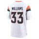 Game White Men's Javonte Williams Denver Broncos 2nd Jersey