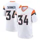 Game White Men's JL Skinner Denver Broncos 2nd Jersey