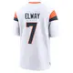 Game White Men's John Elway Denver Broncos 2nd Jersey