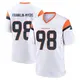 Game White Men's John Franklin-Myers Denver Broncos 2nd Jersey