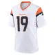 Game White Men's Jordan Leslie Denver Broncos 2nd Jersey