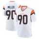 Game White Men's Jordan Miller Denver Broncos 2nd Jersey