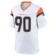 Game White Men's Jordan Miller Denver Broncos 2nd Jersey