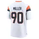 Game White Men's Jordan Miller Denver Broncos 2nd Jersey