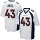 Game White Men's Keidron Smith Denver Broncos Jersey