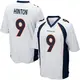 Game White Men's Kendall Hinton Denver Broncos Jersey