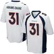 Game White Men's Kris Abrams-Draine Denver Broncos Jersey