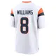 Game White Men's K'Waun Williams Denver Broncos 2nd Jersey