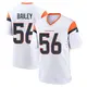 Game White Men's Levelle Bailey Denver Broncos 2nd Jersey