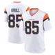 Game White Men's Lucas Krull Denver Broncos 2nd Jersey