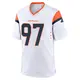 Game White Men's Malcolm Roach Denver Broncos 2nd Jersey