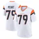 Game White Men's Matt Peart Denver Broncos 2nd Jersey