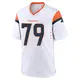 Game White Men's Matt Peart Denver Broncos 2nd Jersey