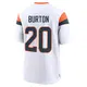 Game White Men's Michael Burton Denver Broncos 2nd Jersey