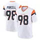 Game White Men's Mike Purcell Denver Broncos 2nd Jersey