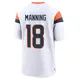 Game White Men's Peyton Manning Denver Broncos 2nd Jersey