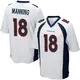 Game White Men's Peyton Manning Denver Broncos Jersey