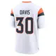 Game White Men's Terrell Davis Denver Broncos 2nd Jersey