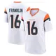 Game White Men's Troy Franklin Denver Broncos 2nd Jersey