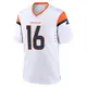 Game White Men's Troy Franklin Denver Broncos 2nd Jersey