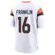 Game White Men's Troy Franklin Denver Broncos 2nd Jersey