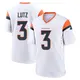 Game White Men's Wil Lutz Denver Broncos 2nd Jersey