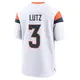 Game White Men's Wil Lutz Denver Broncos 2nd Jersey