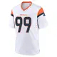 Game White Men's Zach Allen Denver Broncos 2nd Jersey