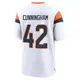 Game White Men's Zach Cunningham Denver Broncos 2nd Jersey