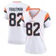 Game White Women's Adam Trautman Denver Broncos 2nd Jersey