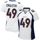 Game White Women's Alex Singleton Denver Broncos Jersey