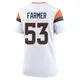 Game White Women's Andrew Farmer Denver Broncos 2nd Jersey