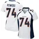 Game White Women's Ben Powers Denver Broncos Jersey