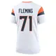 Game White Women's Cam Fleming Denver Broncos 2nd Jersey