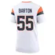 Game White Women's Cody Barton Denver Broncos 2nd Jersey