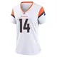 Game White Women's Courtland Sutton Denver Broncos 2nd Jersey